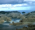 Aerial view of Palau's Rock Islands